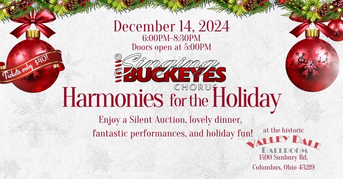 Harmonies for the Holiday! - Valley Dale Ballroom